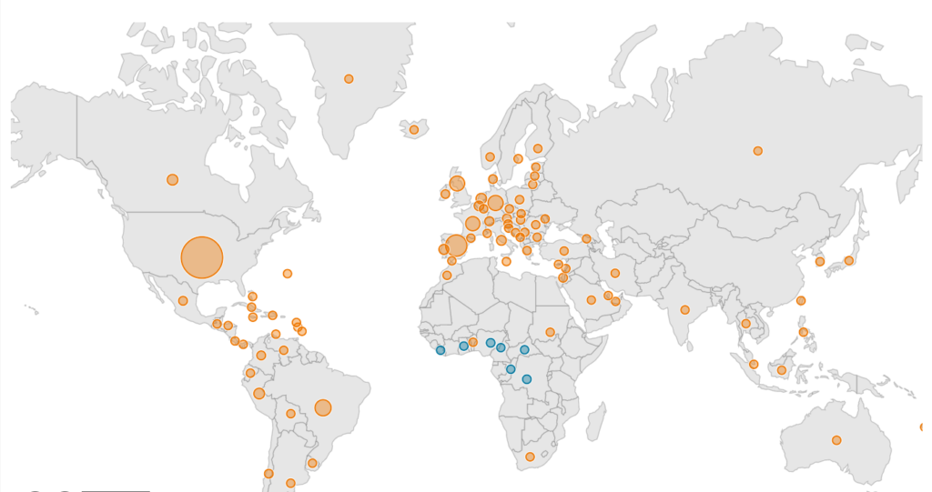Monkeypox statistics