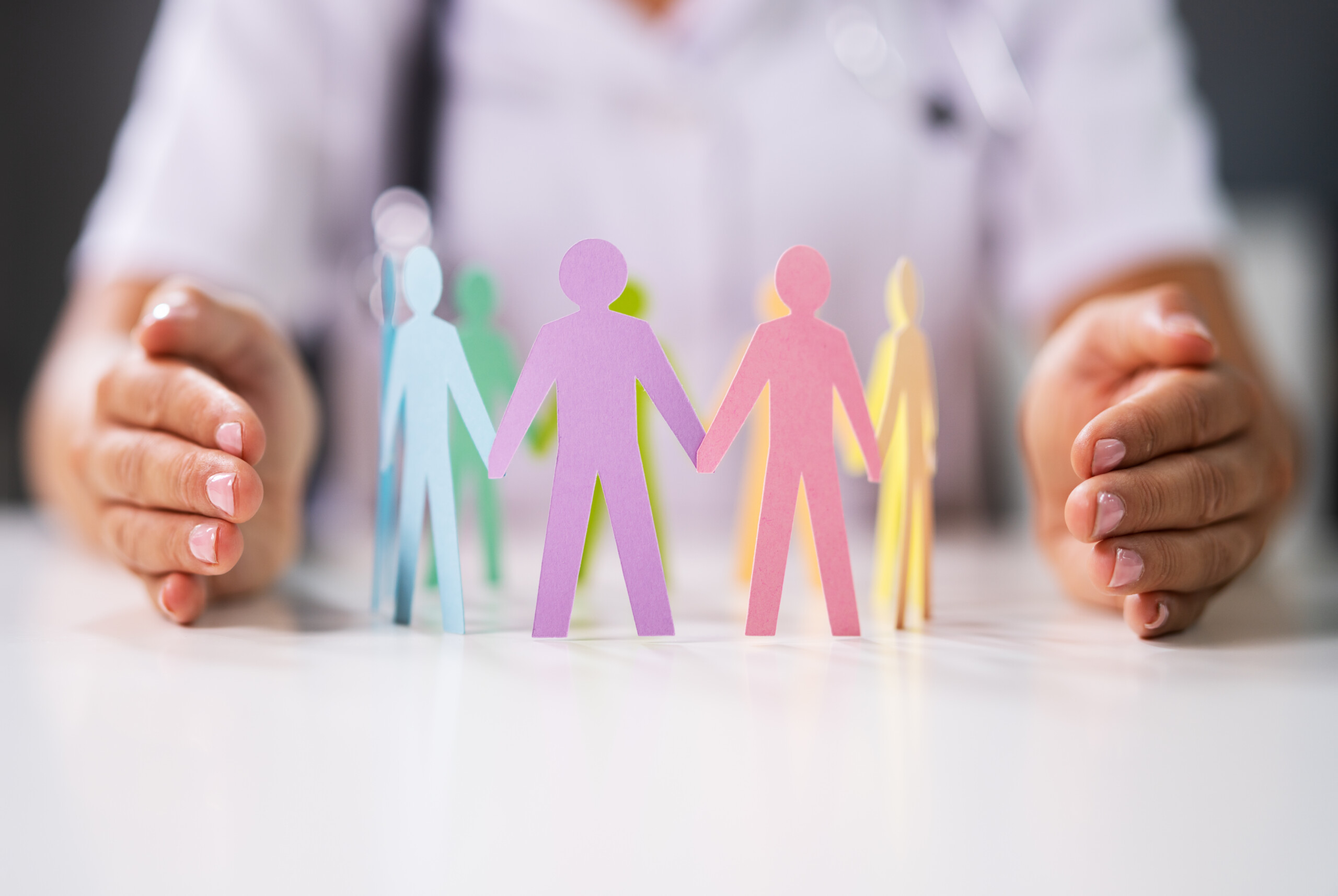 A peer support circle gives hospital staff and healthcare workers a safe, non-judgemental space to share challenges together.