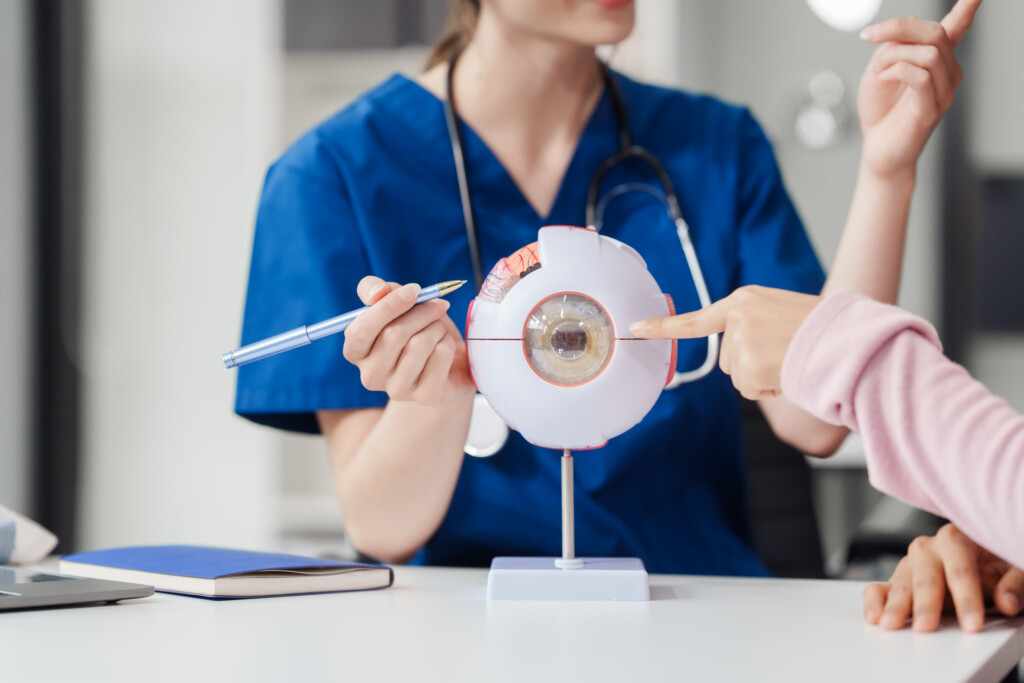 Gene therapy combined with light-stimulating goggles helps patients with retinitis pigmentosa detect objects despite profound vision loss.